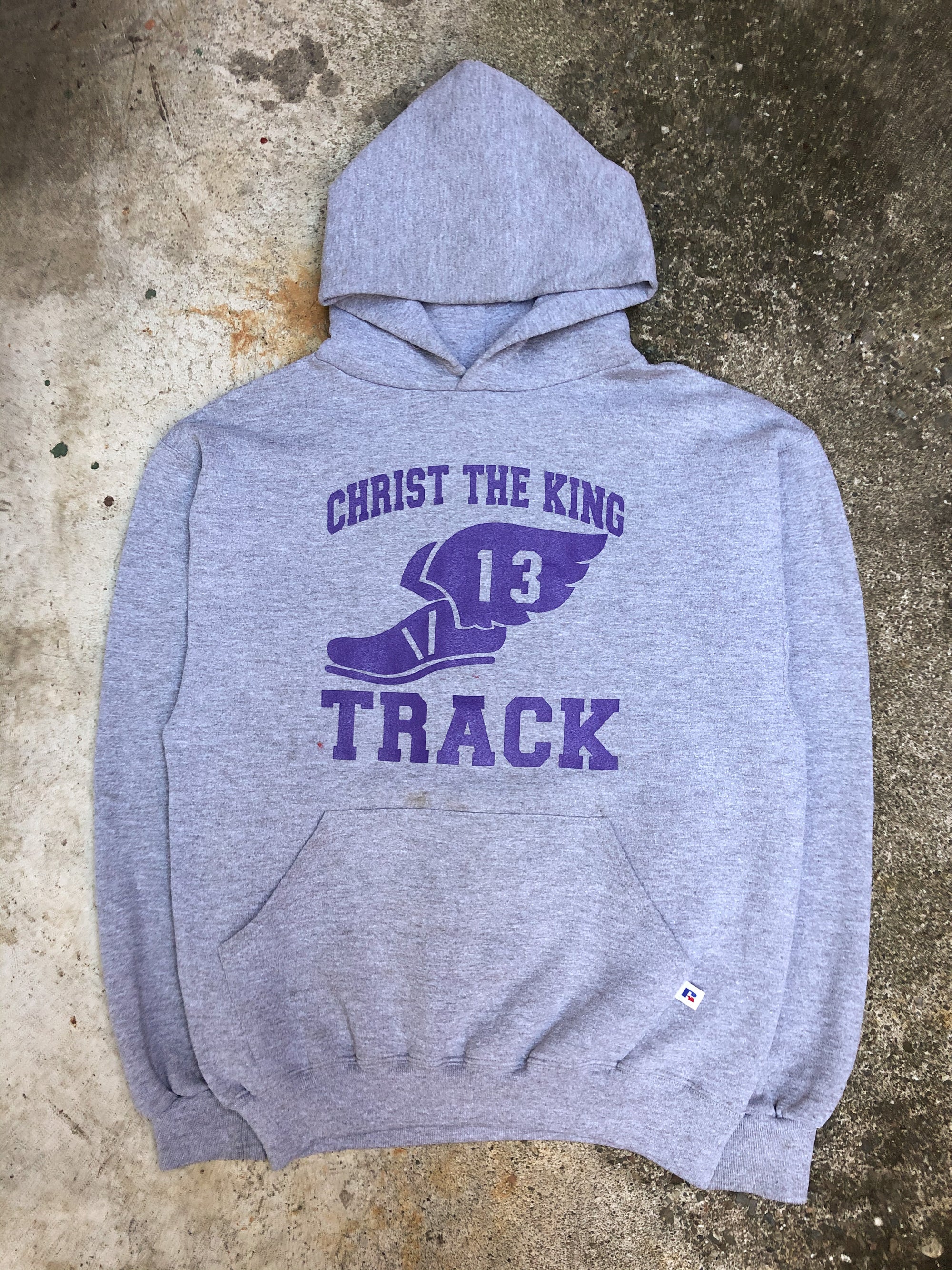 1990s Russell “Christ The King Track” Hoodie