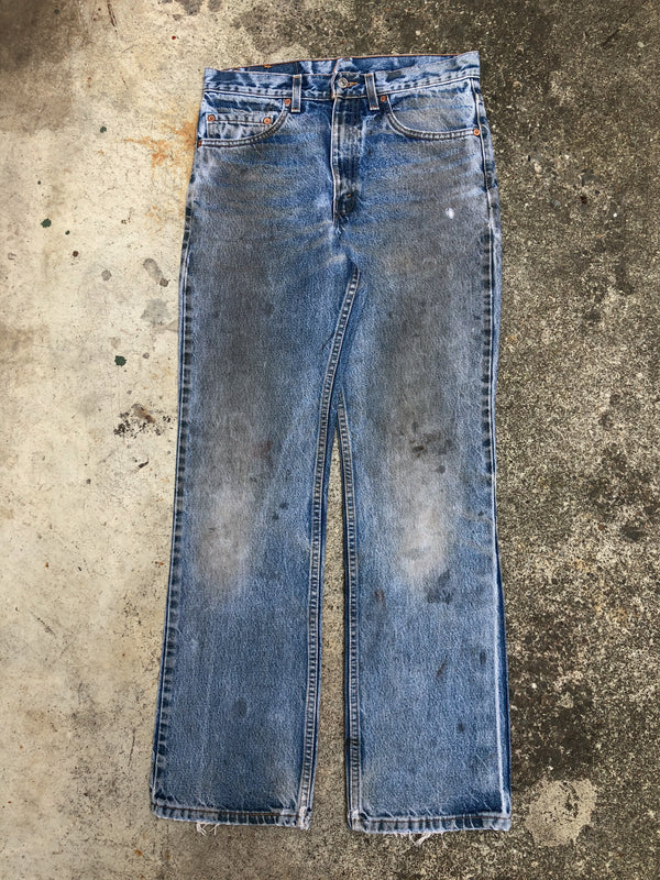 1990s Levis Dirty Wash Blue 517 (31X30)