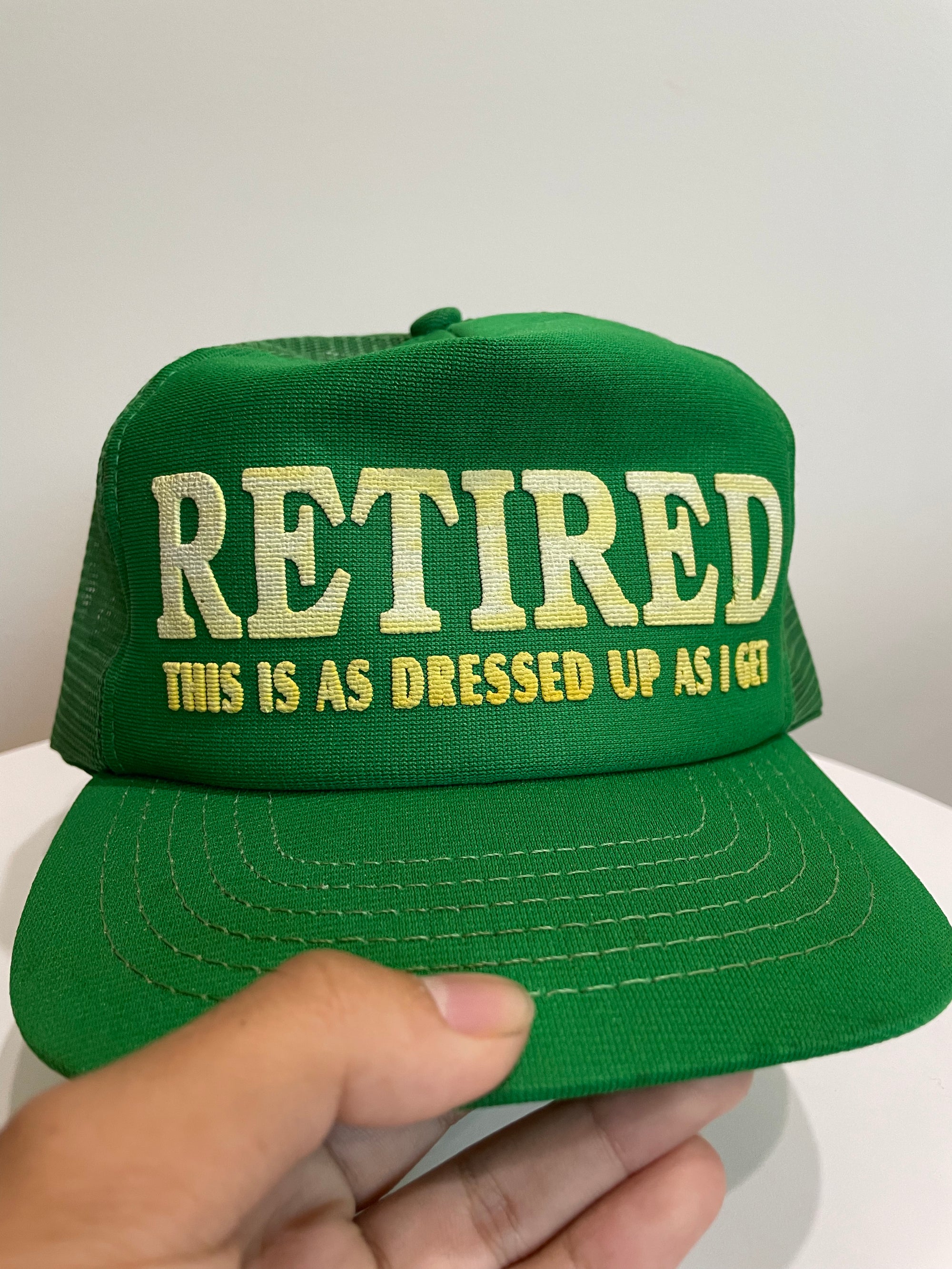 1980s “Retired” Trucker Hat