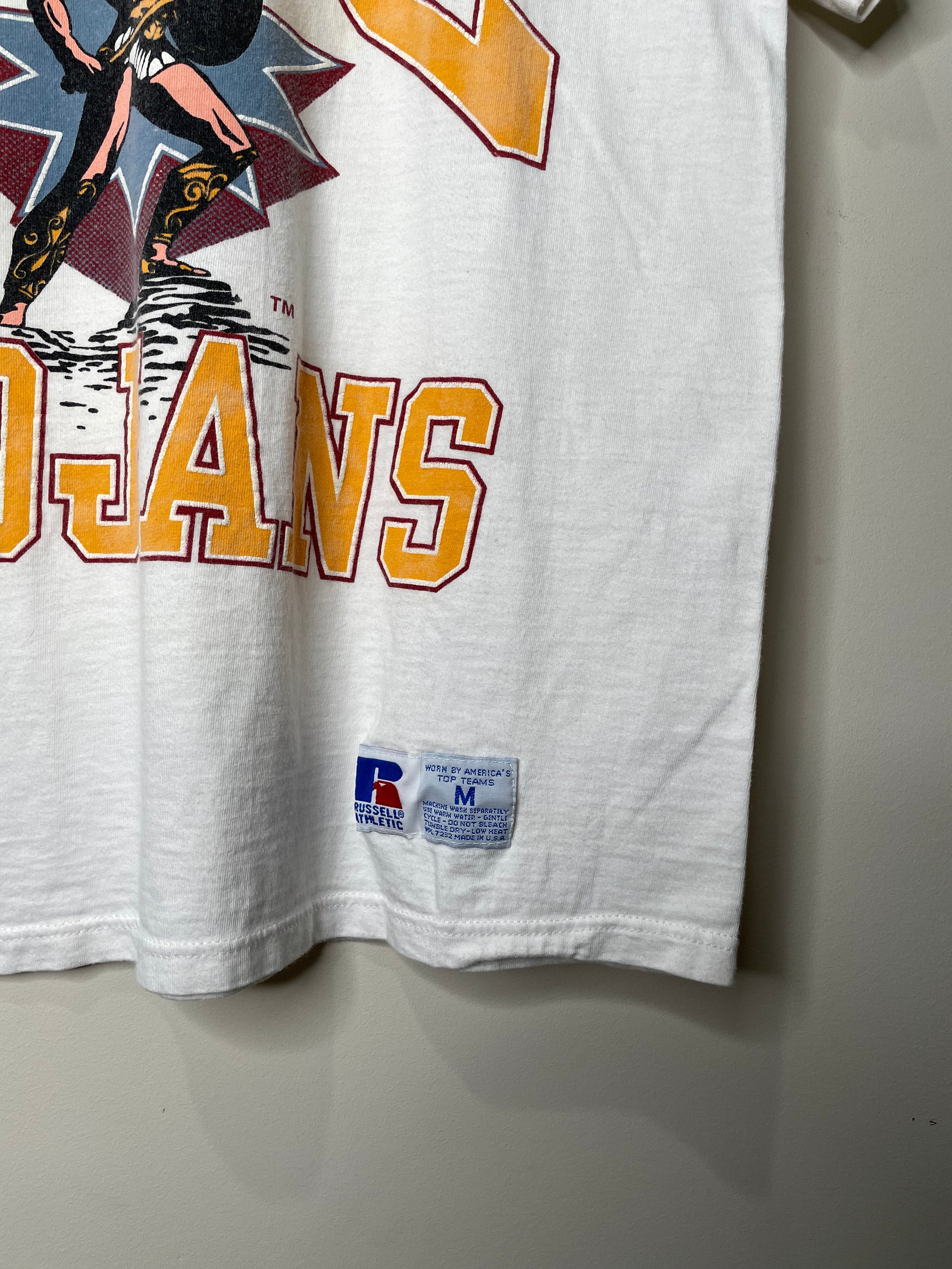 1990s Russell “USC Trojans” Single Stitched Tee (M)