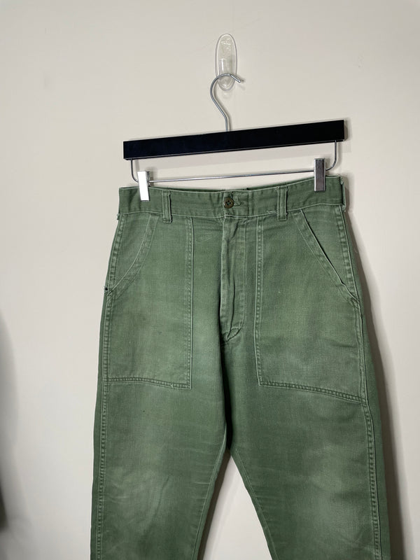 1960s/70s Faded OG-107 Military Pants (28X29)