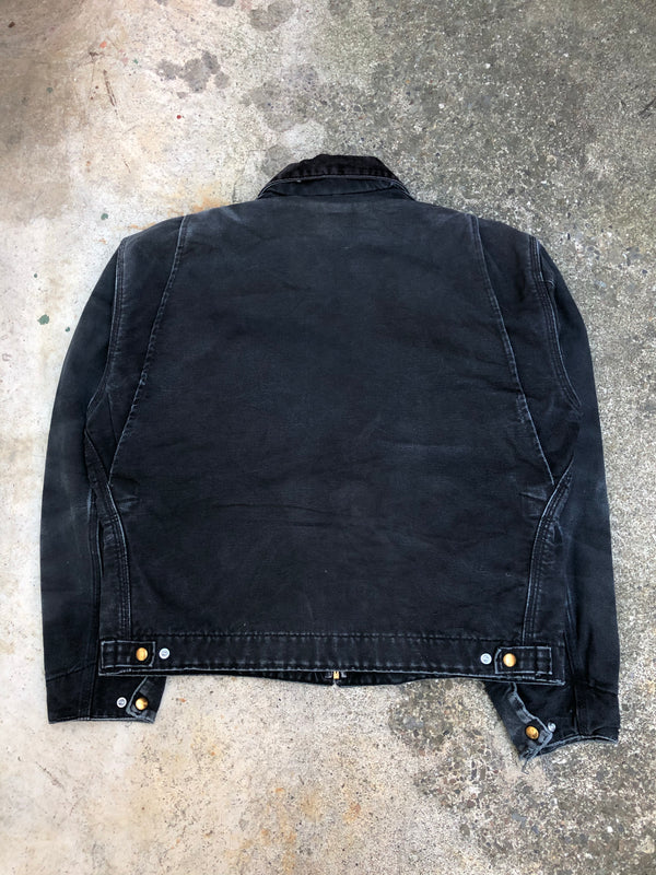 1990s Carhartt Faded Black Lined Work Jacket (M/L)