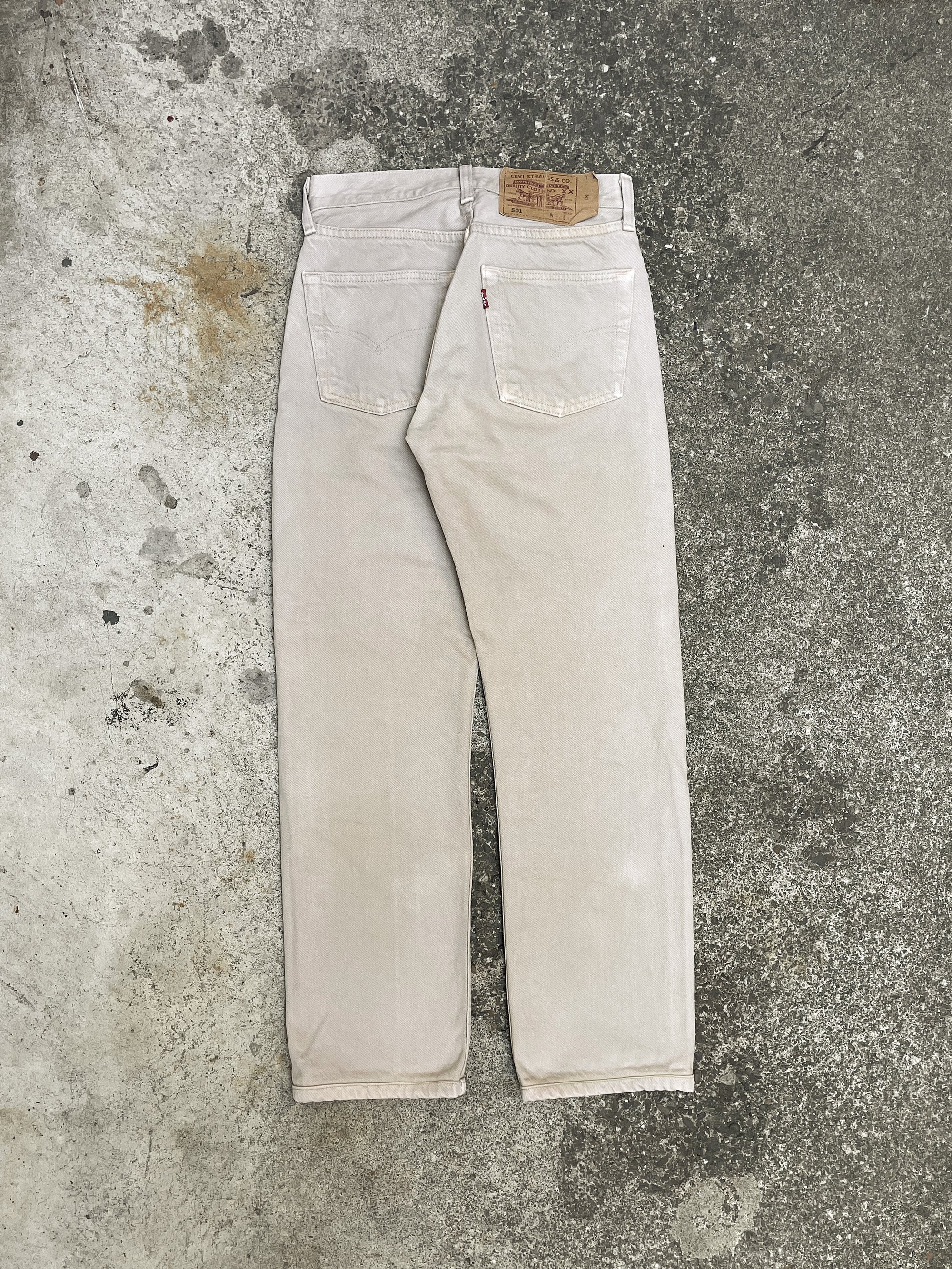 1990s Levi’s Faded Sand Cream 501 (24X26)