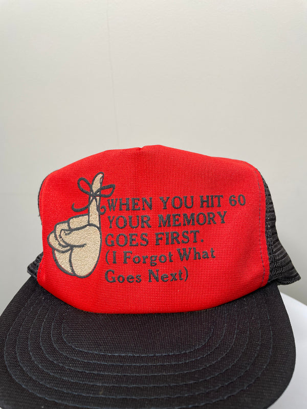 1980s “When You Hit 60…” Trucker Hat