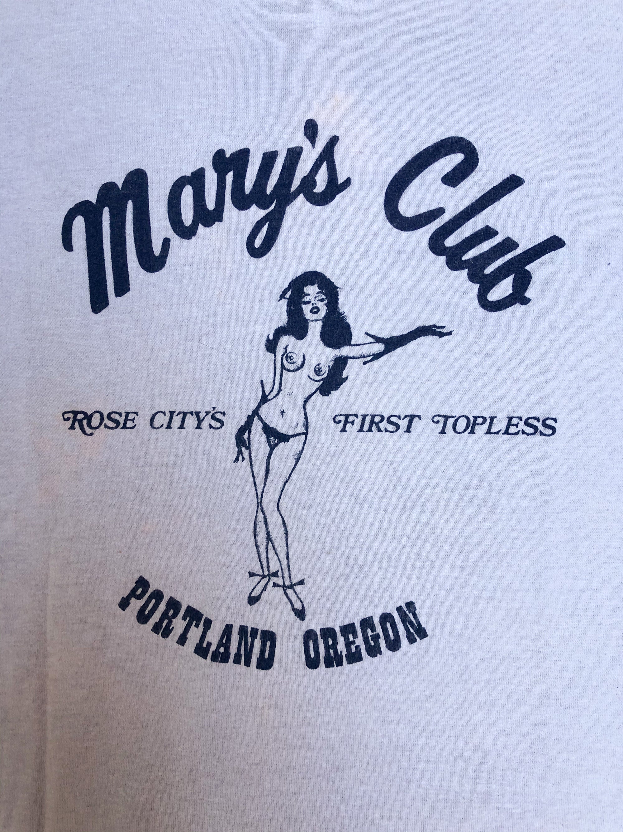 1980s Single Stitched “Mary’s Club” Tee