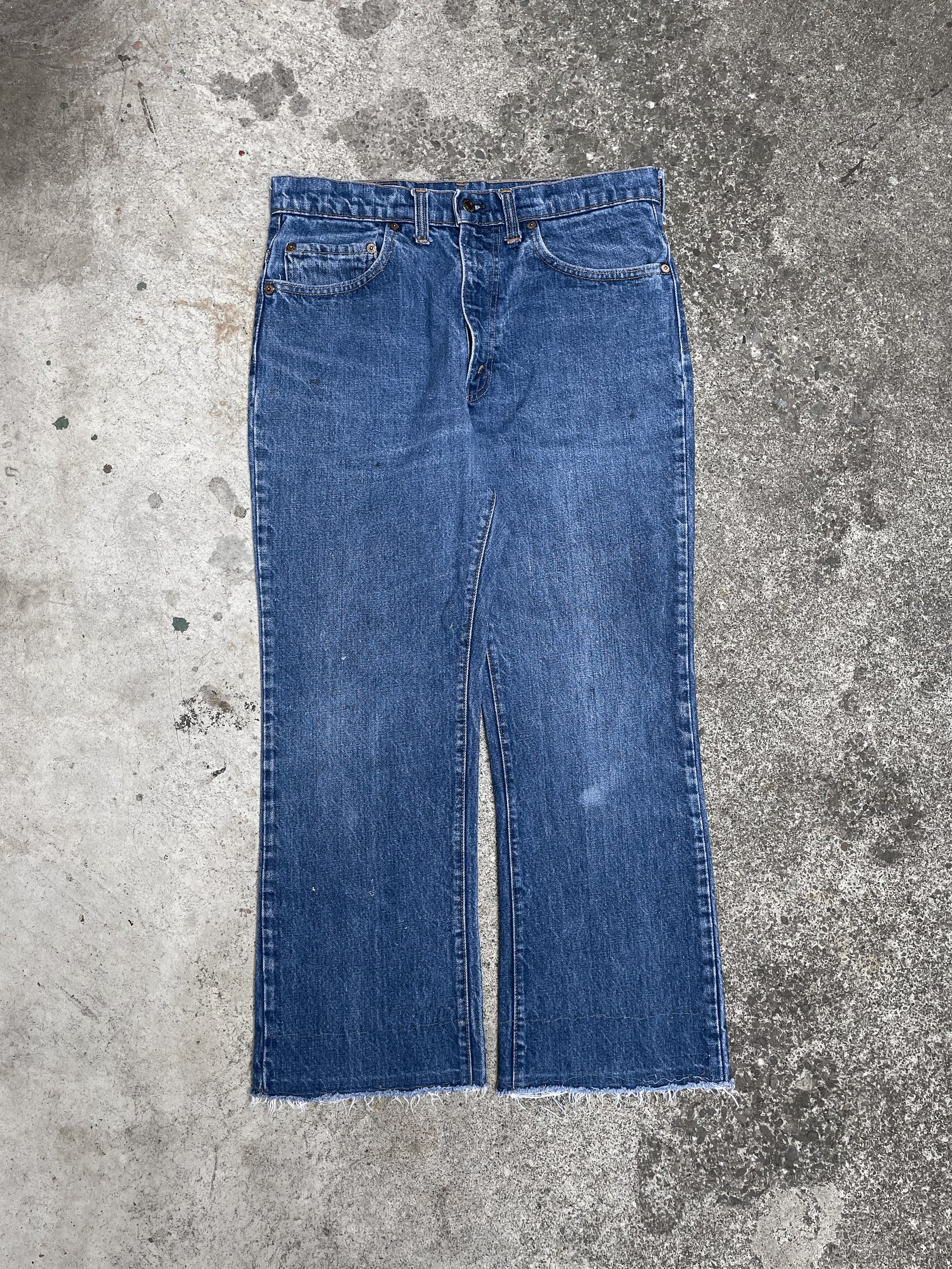 1970s Levi’s Blue 517 Talon Zip Single Stitch (31X25)