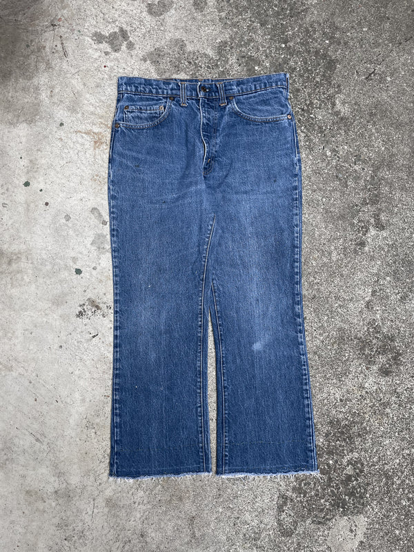 1970s Levi’s Blue 517 Talon Zip Single Stitch (31X25)