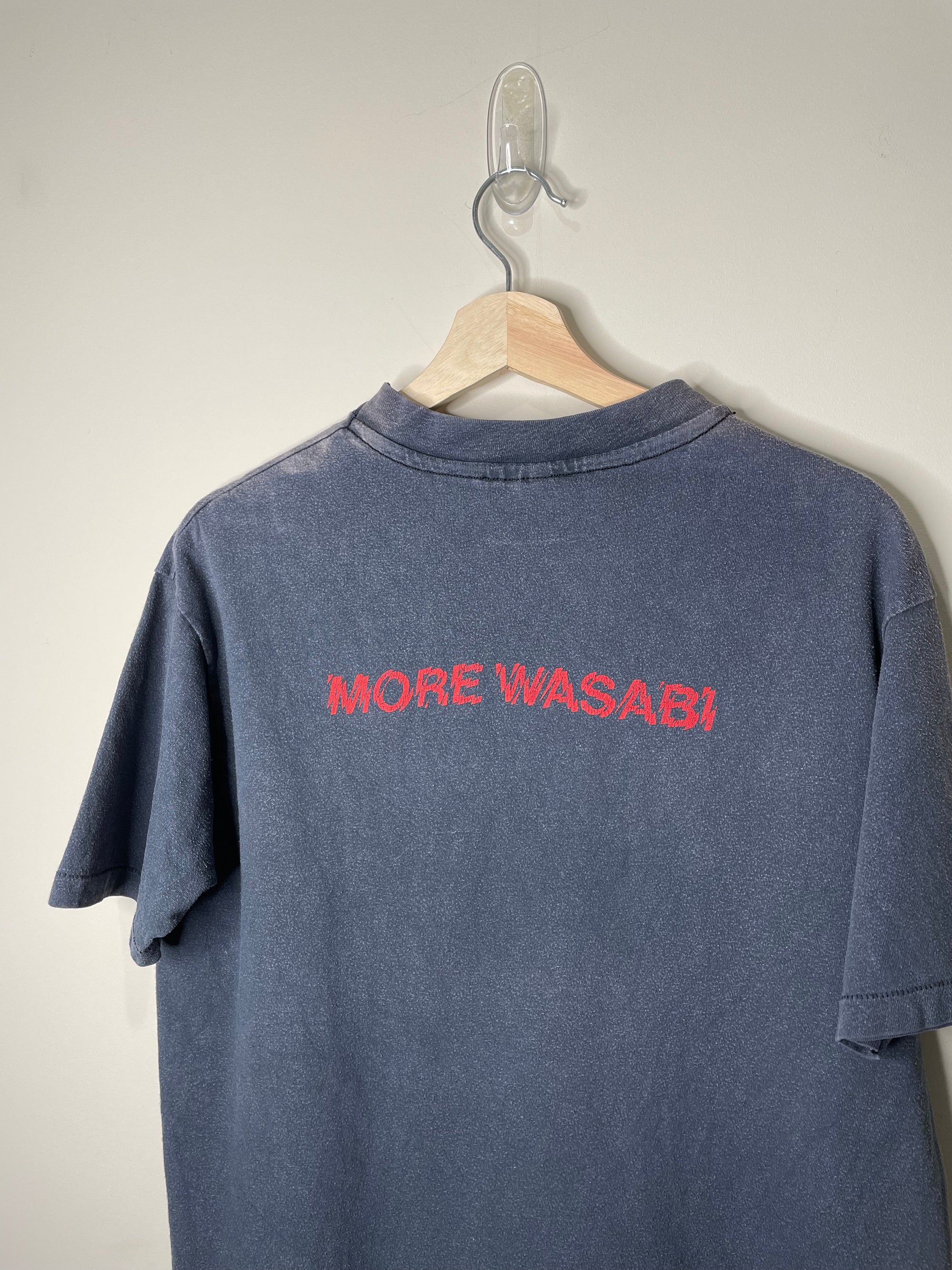 1990s “Surf Sushi” Faded Single Stitched Hanes Beefy Tee (M/L)