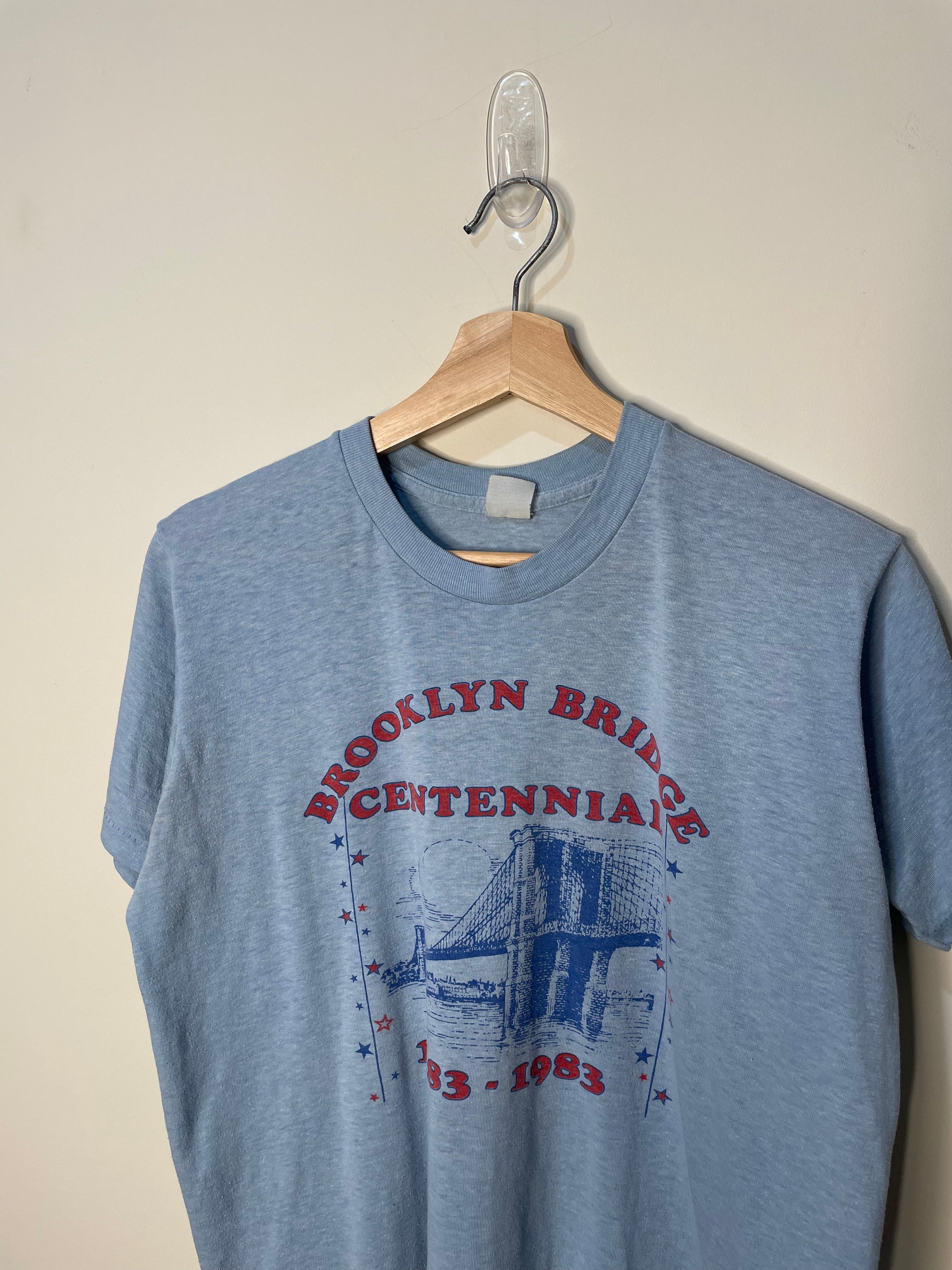 1980s “Brooklyn Bridge Centennial” Single Stitched Tee (S/M)