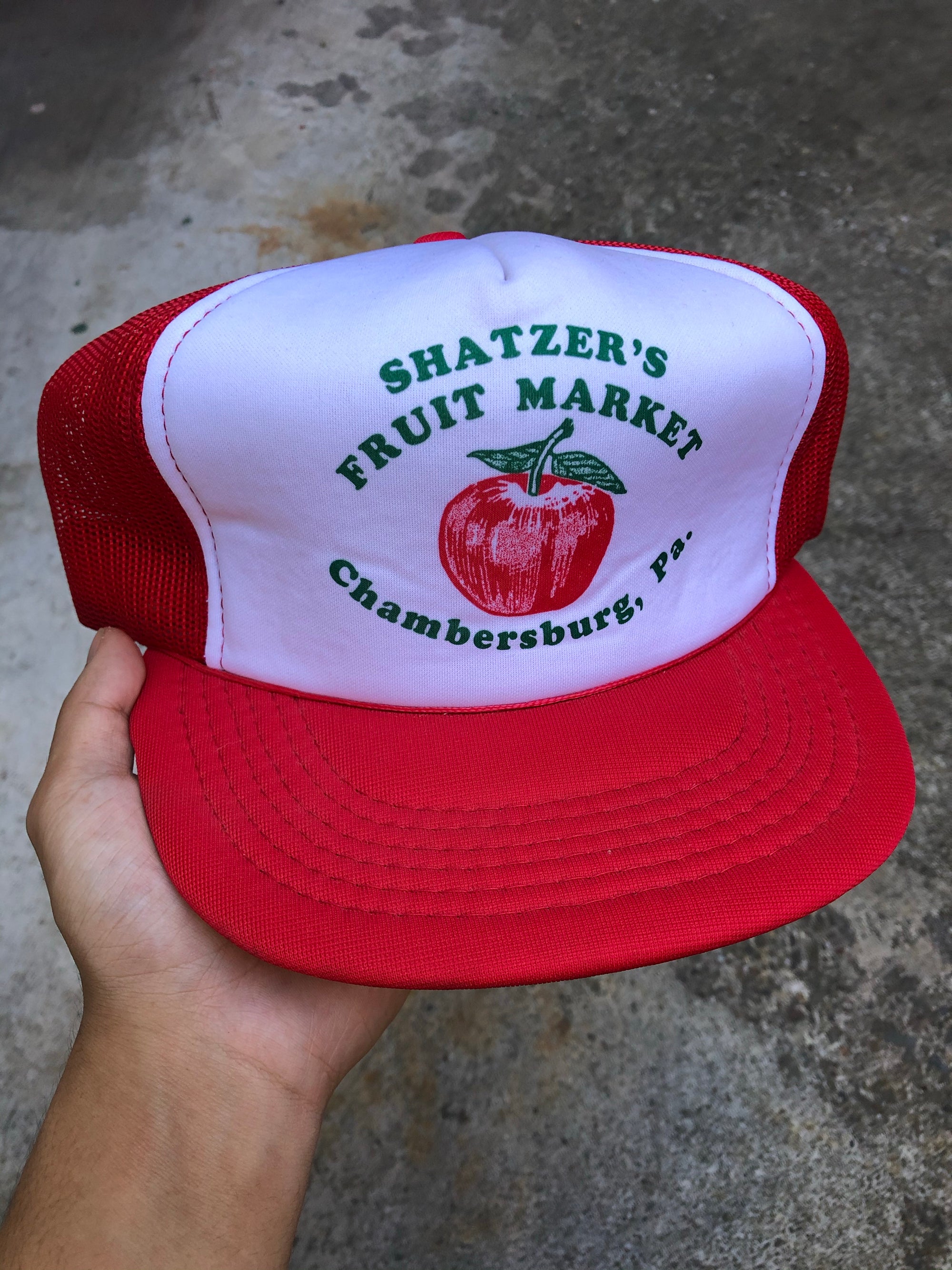 1990s “Shatzer’s Fruit Market” Trucker Hat
