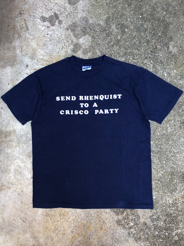 1980s Navy “Send Rhenquist to a Crisco Party” Hanes Beefy Tee