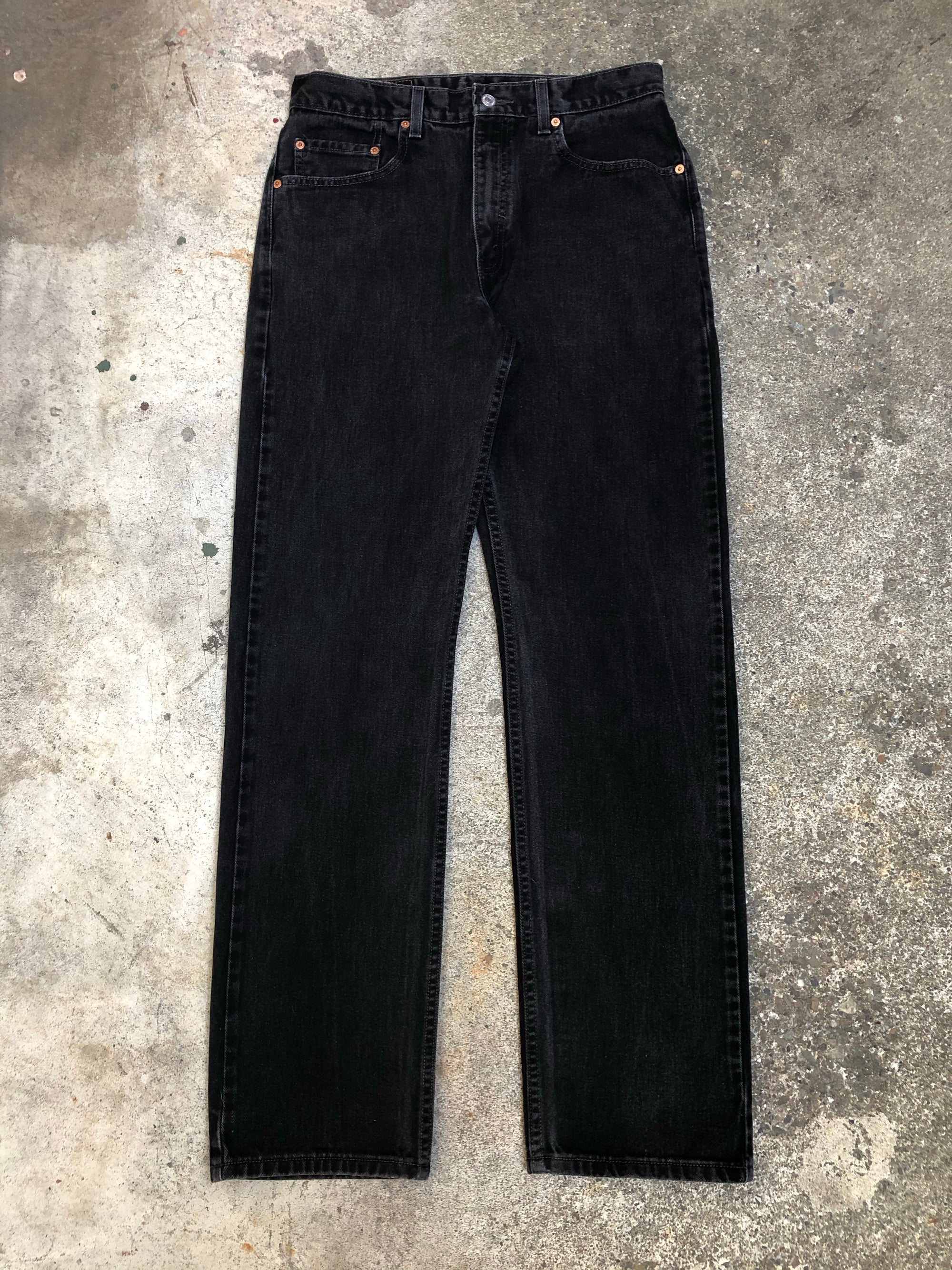 1990s Faded Black Levis 505 (32X33)