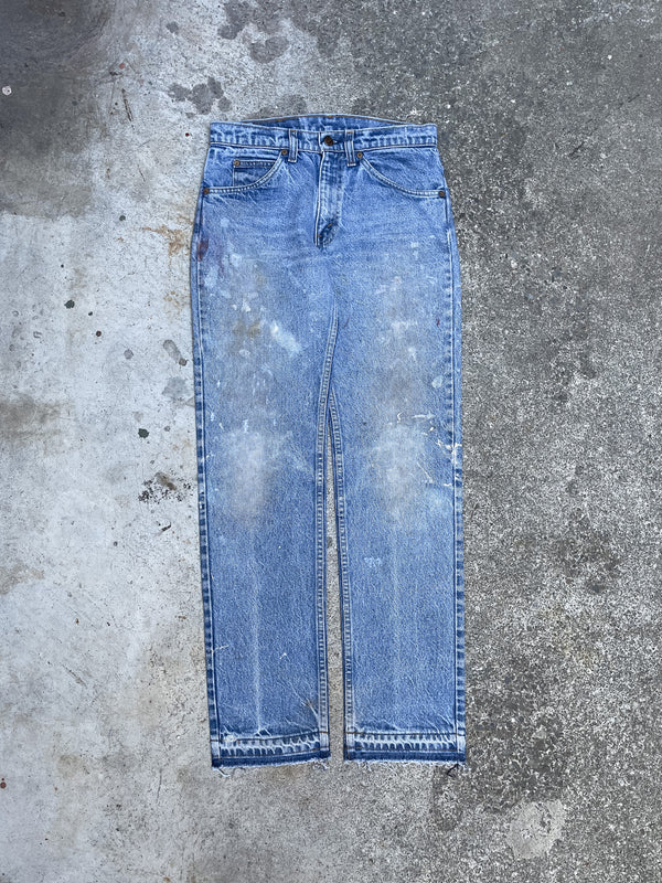 1980s Levi’s Painted Faded Blue 505 Released Hem (28X30)