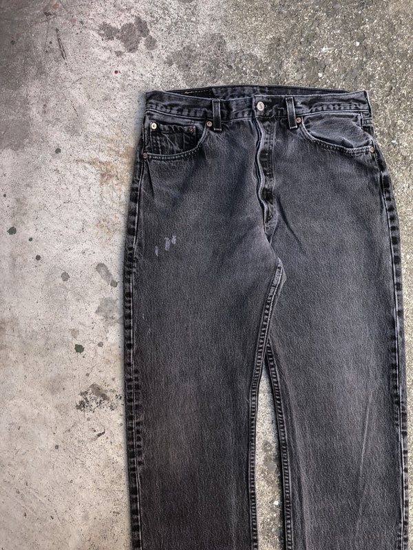 1990s Levis Faded Ash Black 501 (31X32)