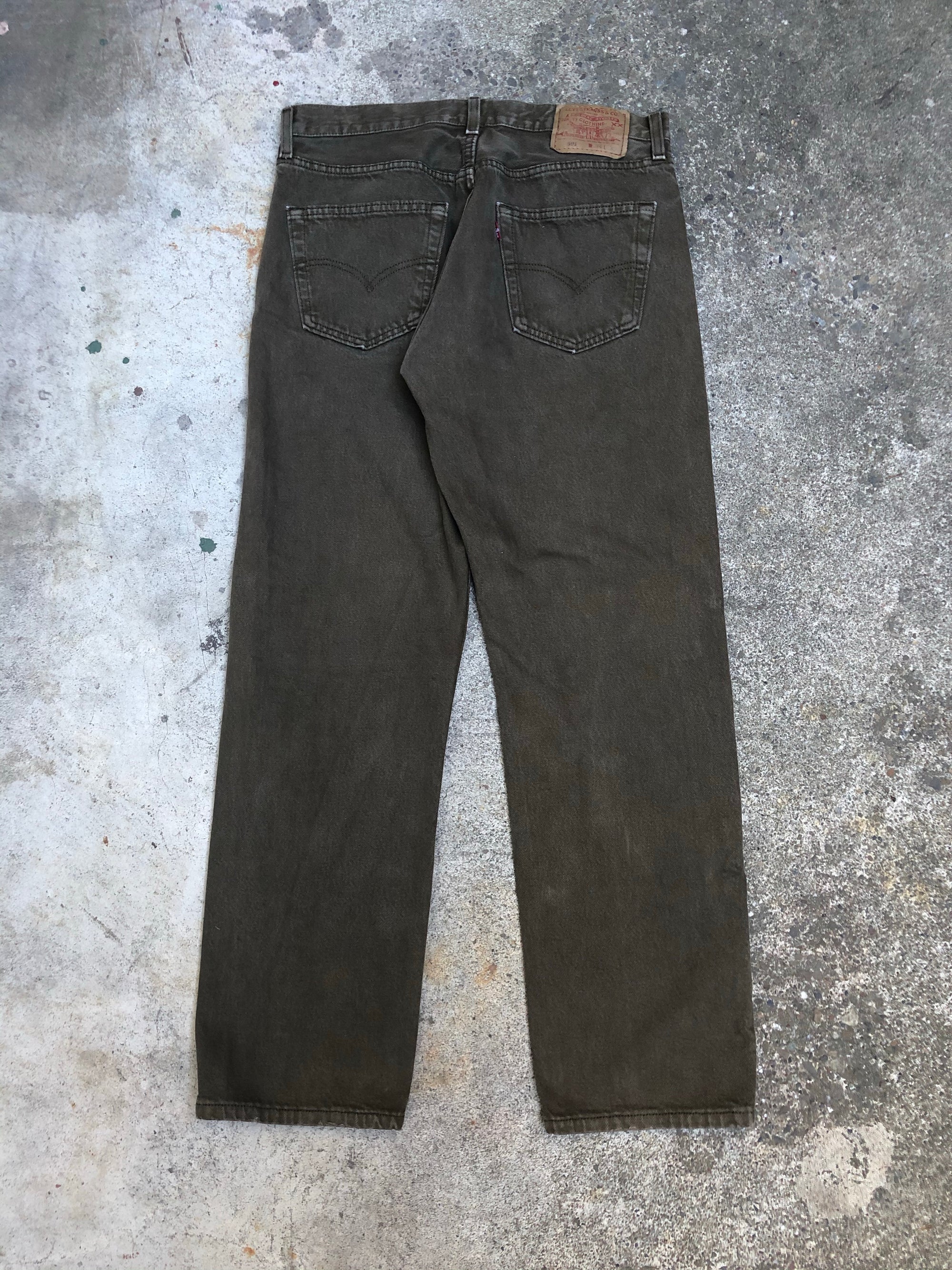 1990s Levis Dark Olive 501 (32X29)