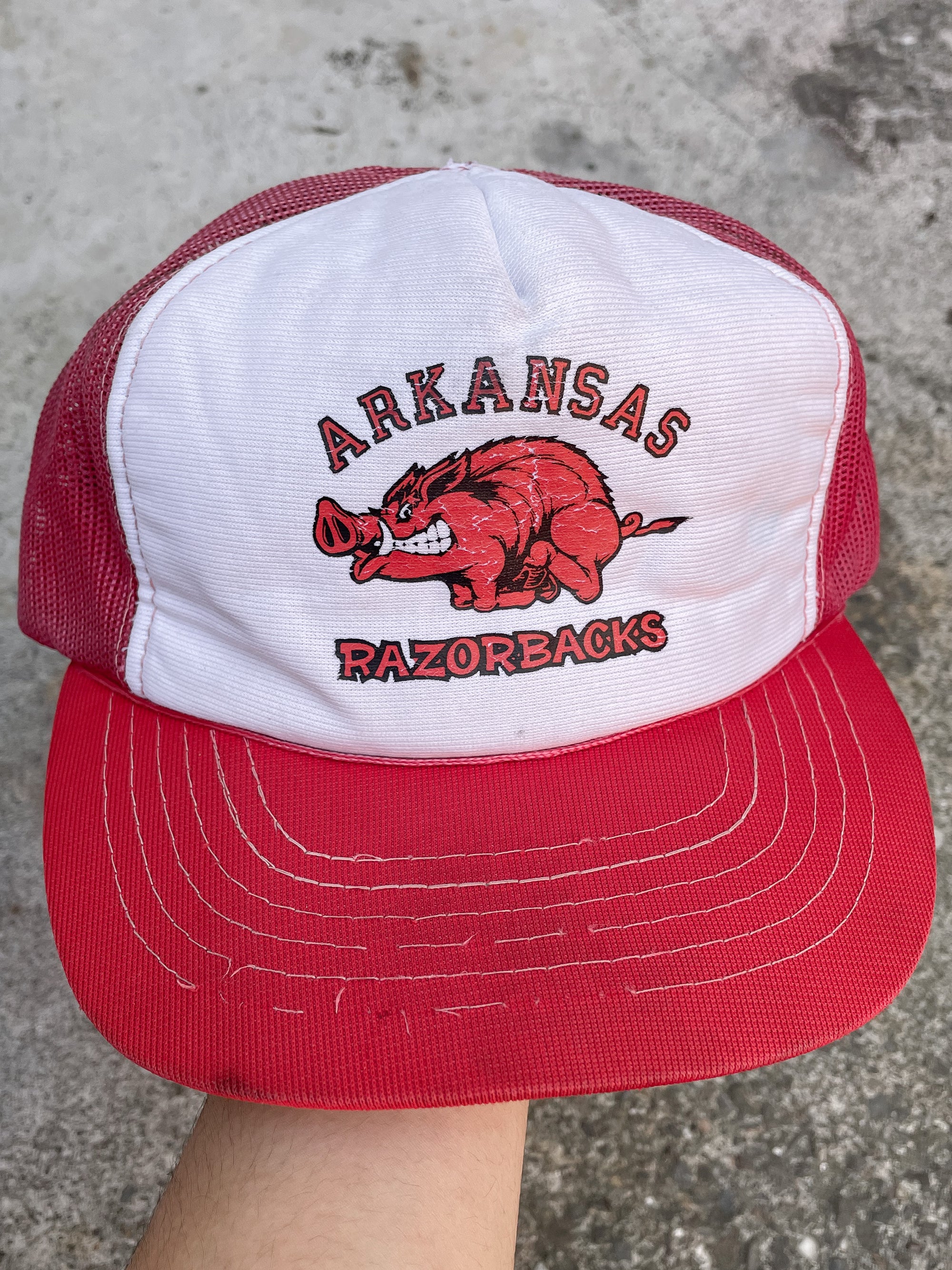 1980s/90s “Arkansas Razorbacks” Trucker Hat