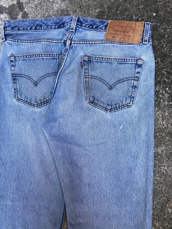 1990s Levis Paint Faded Blue 501 (33X31)