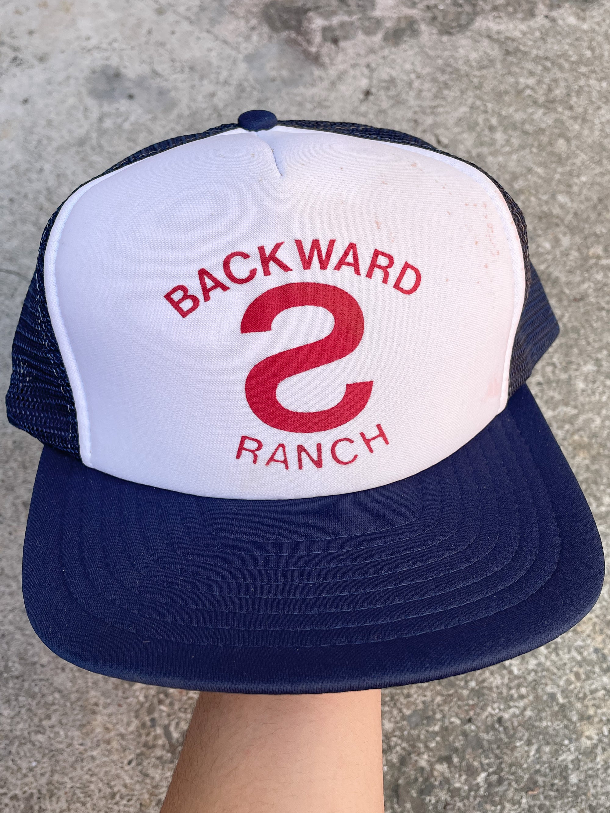 1990s “Backward Ranch” Trucker Hat