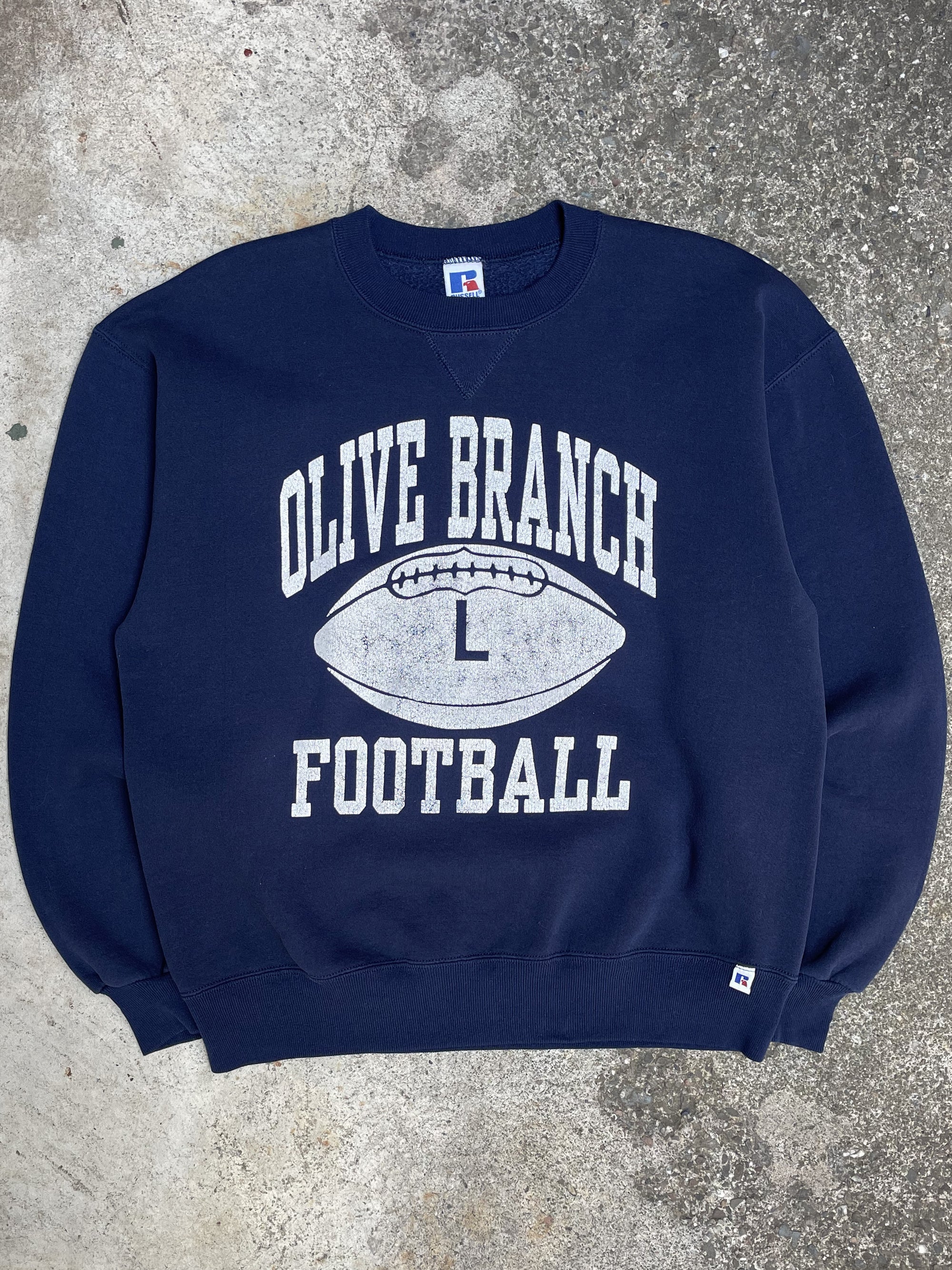 1990s Russell “Olive Branch Football” Sweatshirt (L)