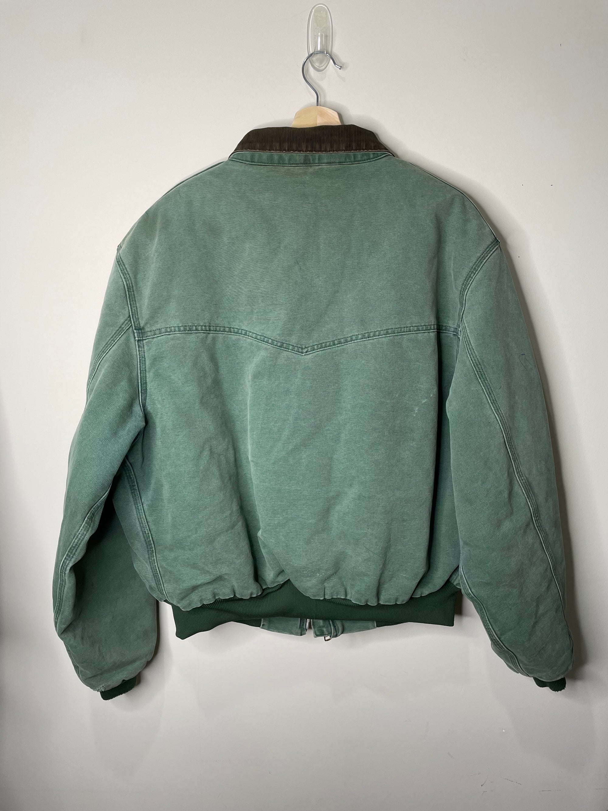 1990s Carhartt Faded Green Santa Fe Work Jacket (XL/XXL)