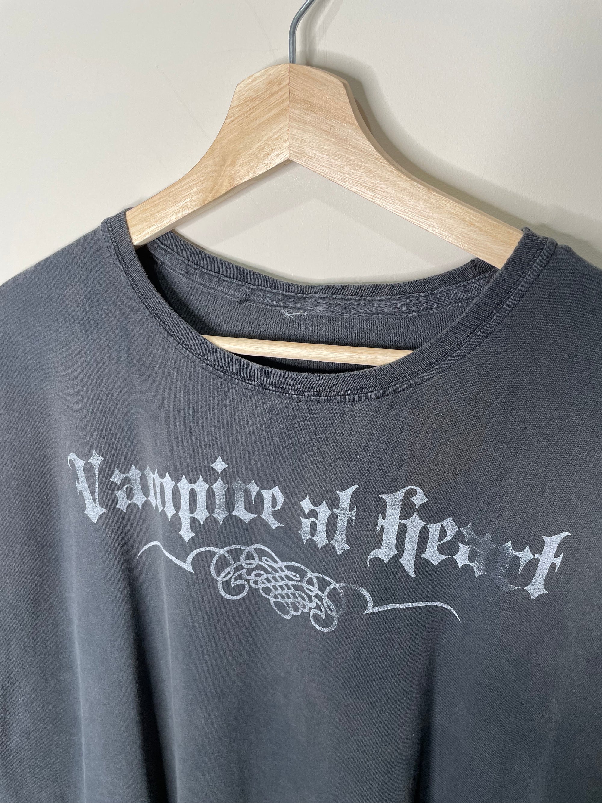 Vintage “Vampire at Heart” Faded Tee (XL)