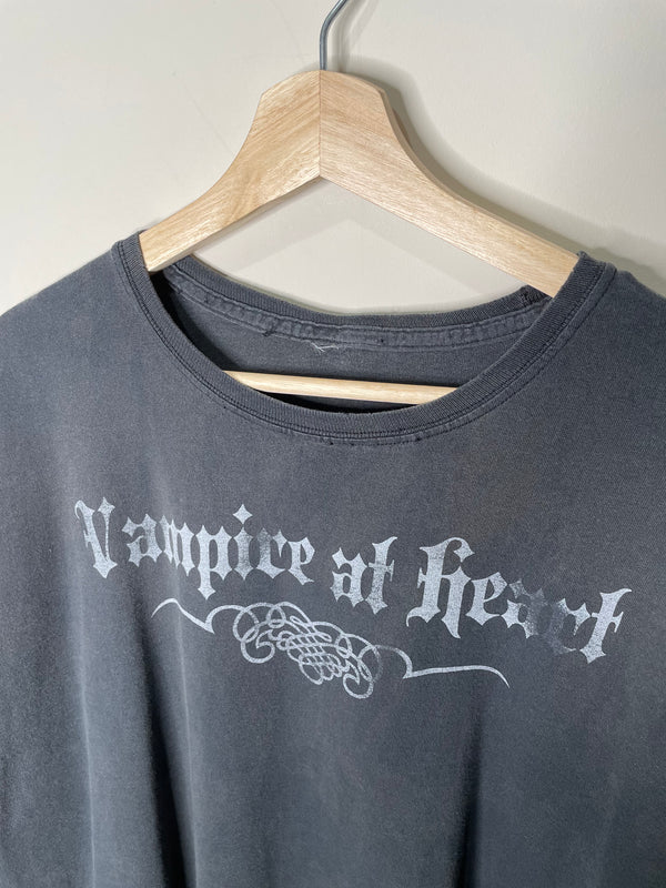 Vintage “Vampire at Heart” Faded Tee (XL)