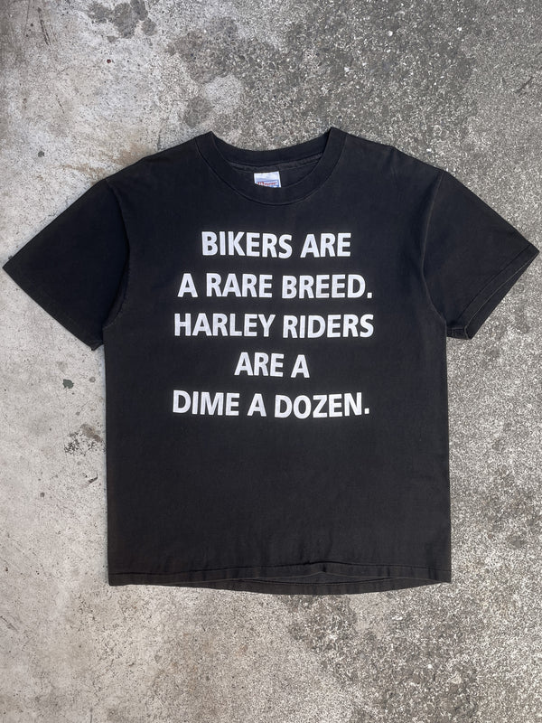 1990s “Bikers Are A Rare Breed…” Single Stitched Hanes Beefy Tee