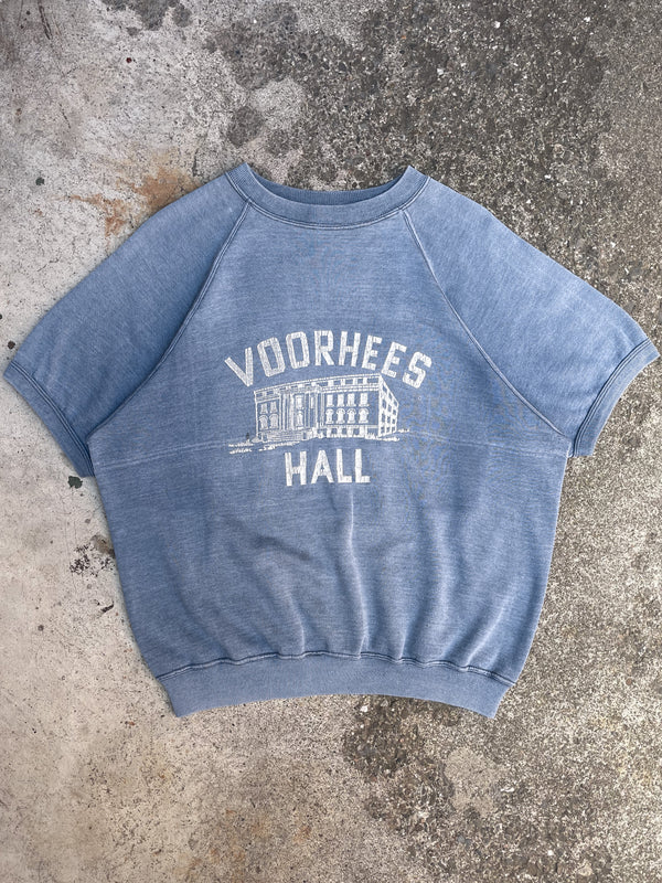 1960s/70s “Voorhees Hall” Short Sleeve Raglan Sweatshirt