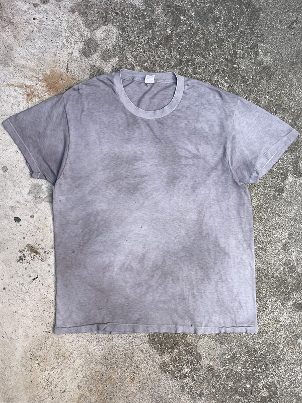 1980s Faded Dyed Grey Single Stitched Tee