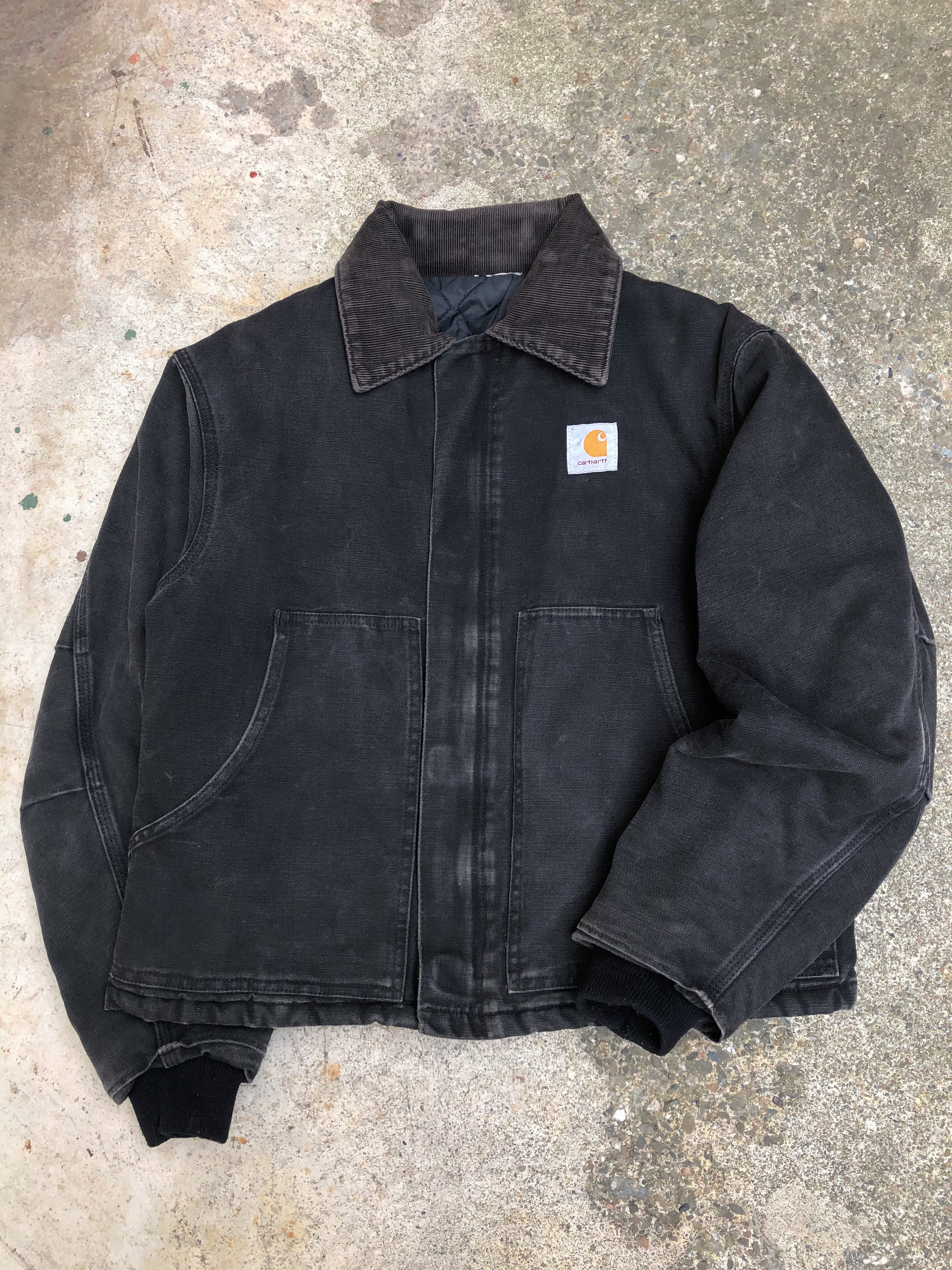 1990s Carhartt Black Quilted Arctic Jacket (S)