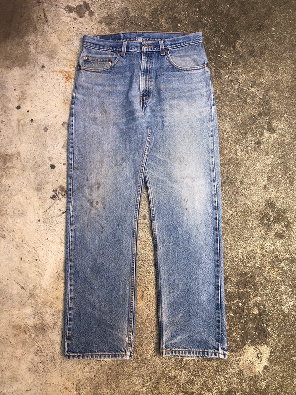 1990s Levis 505 Worn In Blue (32X30)