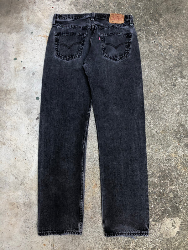 1990s Levis 501 Worn In Black (32X32)