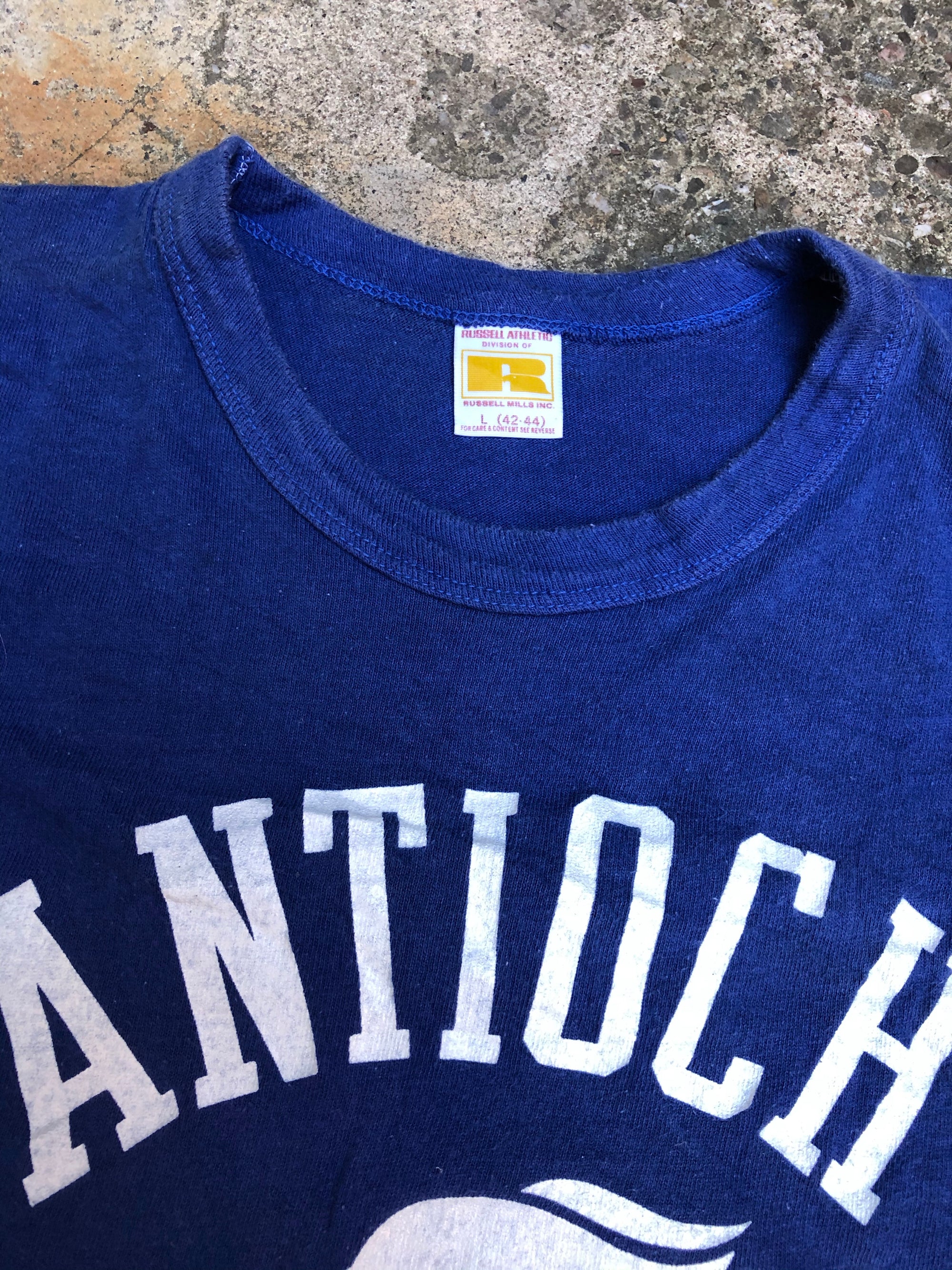 1970s Russell Single Stitched “Antioch Track” Tee