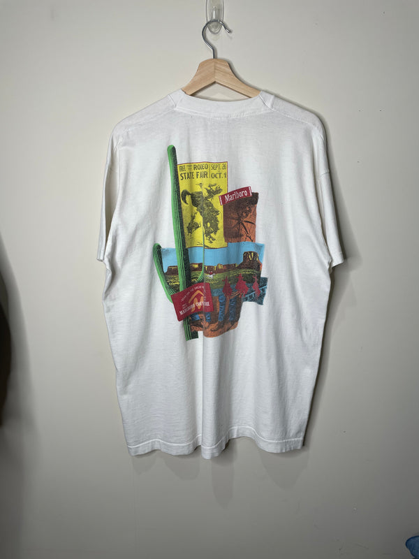 1990s “Marlboro Rodeo” Single Stitched Pocket Tee (XL)