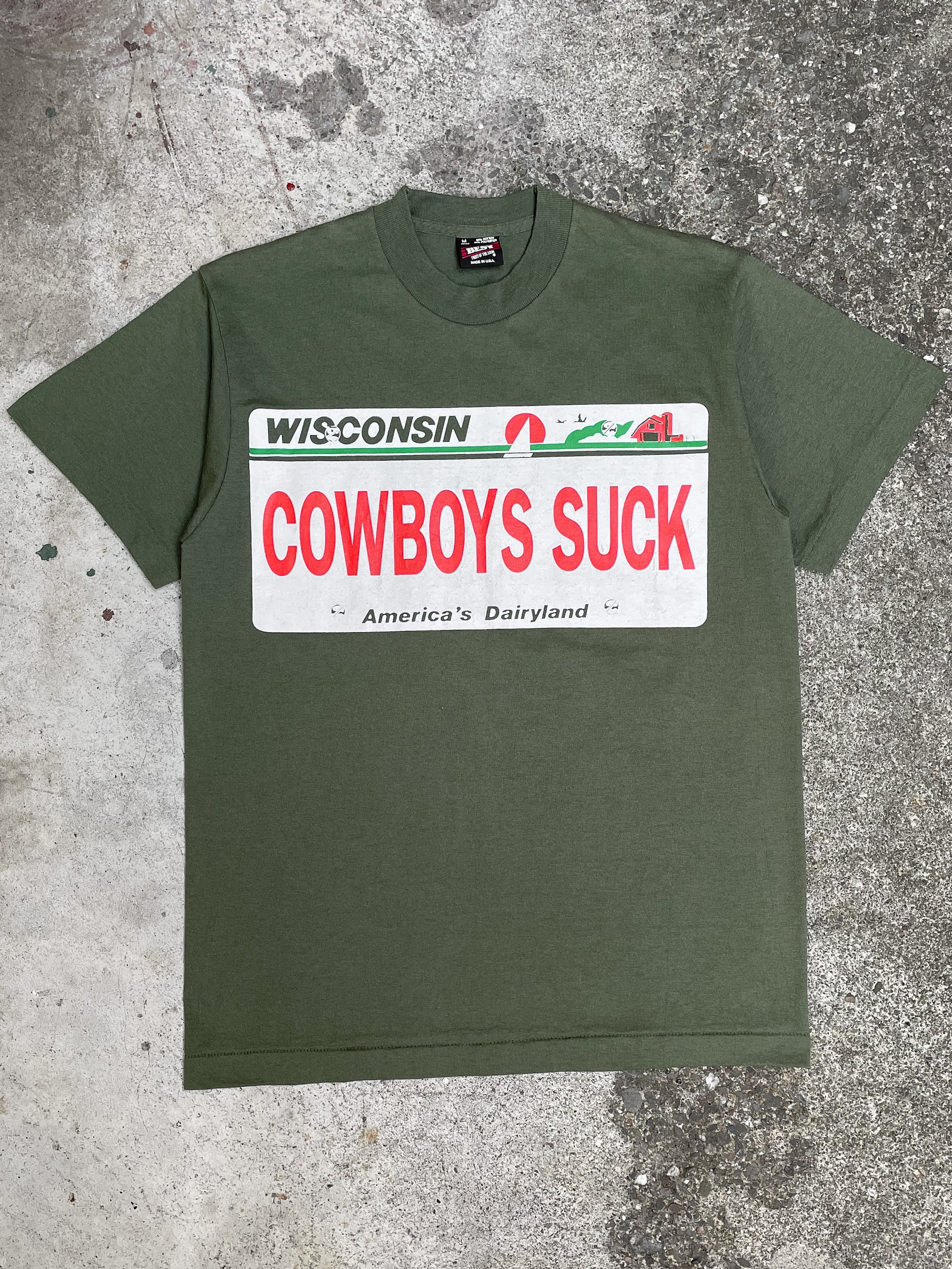 1990s “Cowboys Suck” Single Stitched Tee (M)