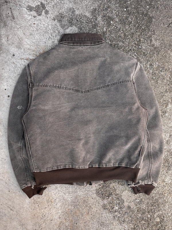 Carhartt Faded Chocolate Santa Fe Work Jacket (L)