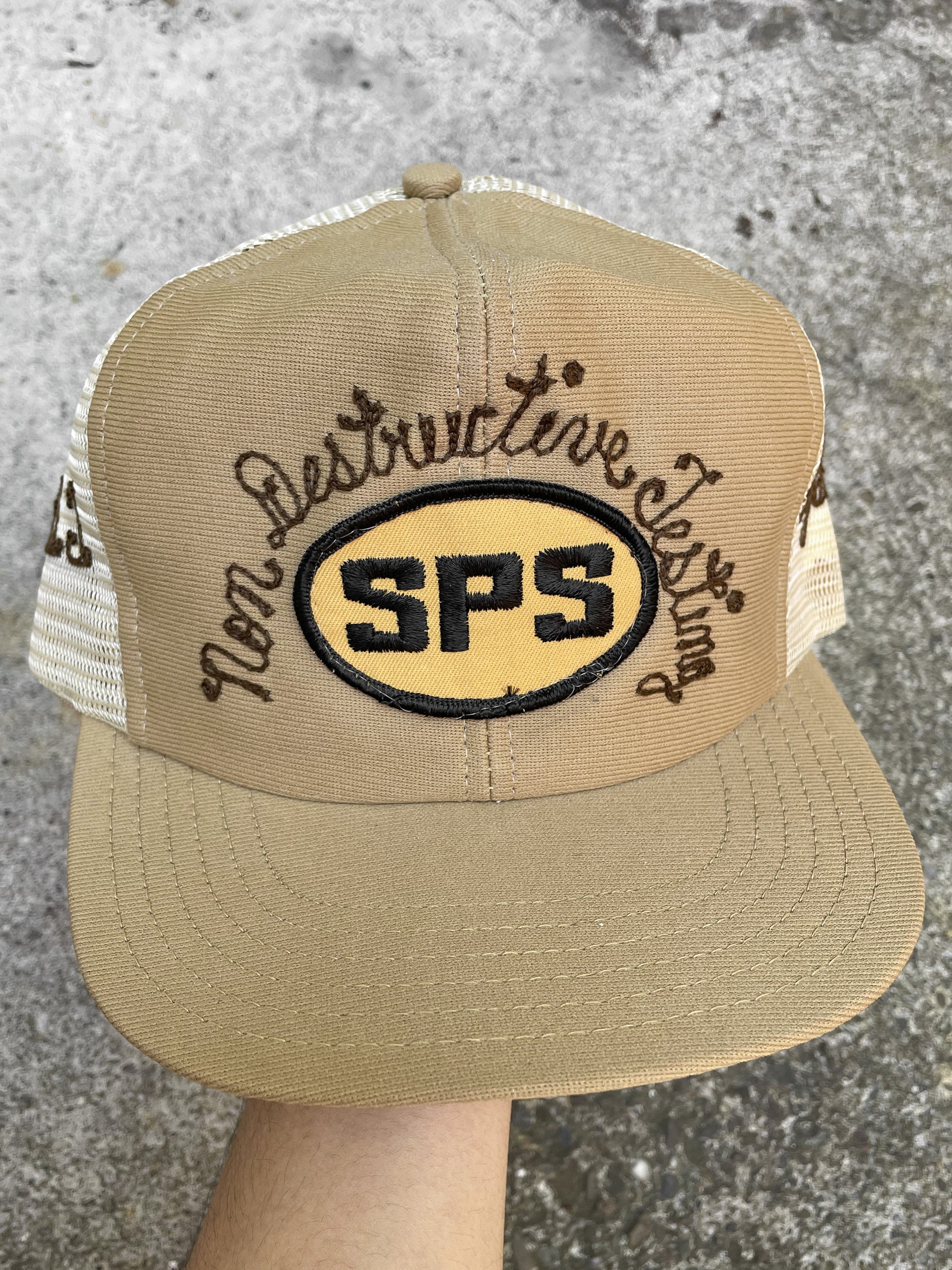 1980s “Non Destructive Testing” Chain Stitched Trucker Hat