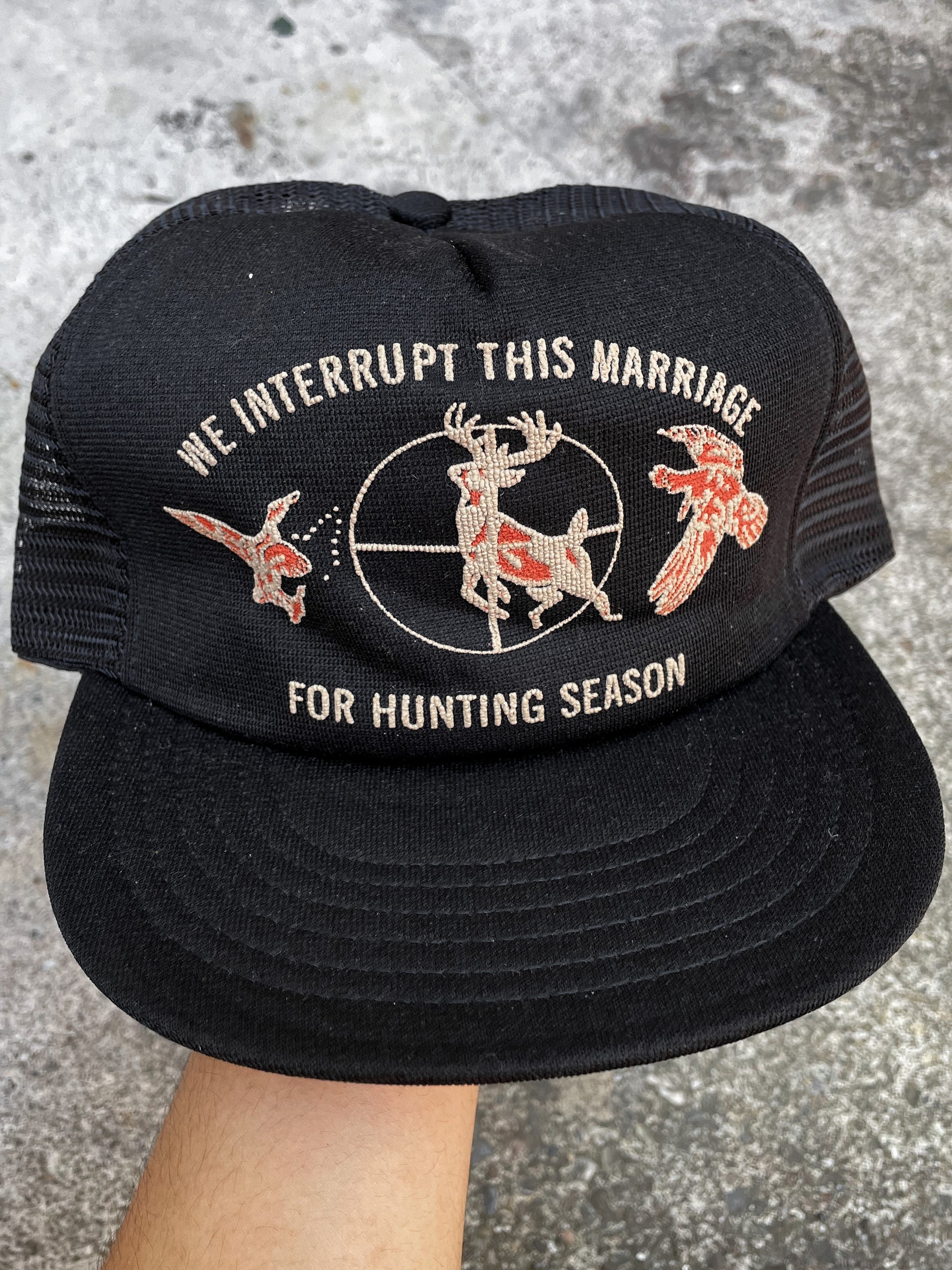 1980s “Hunting Season” Trucker Hat