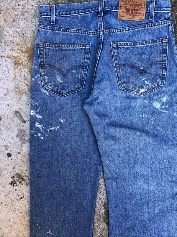 1990s Levis Painted Blue 505 (31X31)