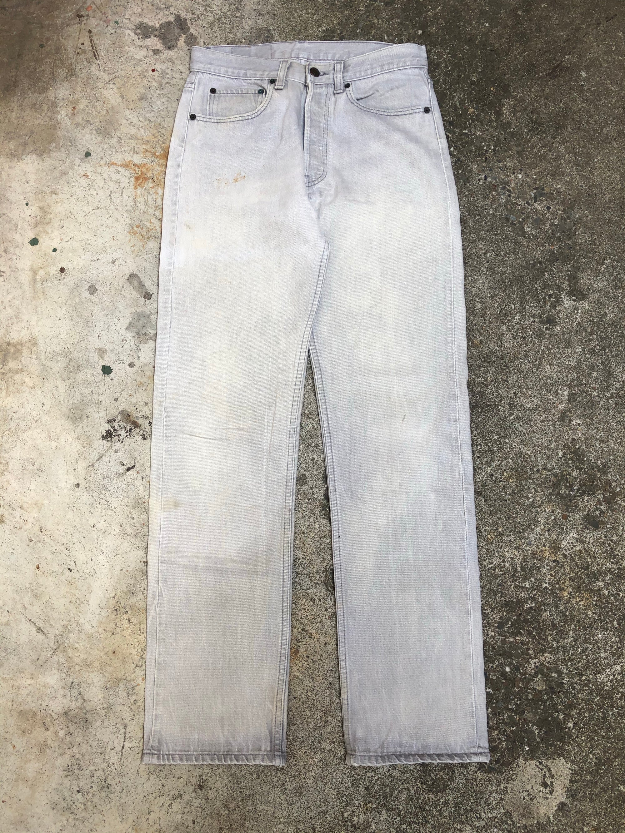 1990s Worn In Grey Levis 501 (30X32)