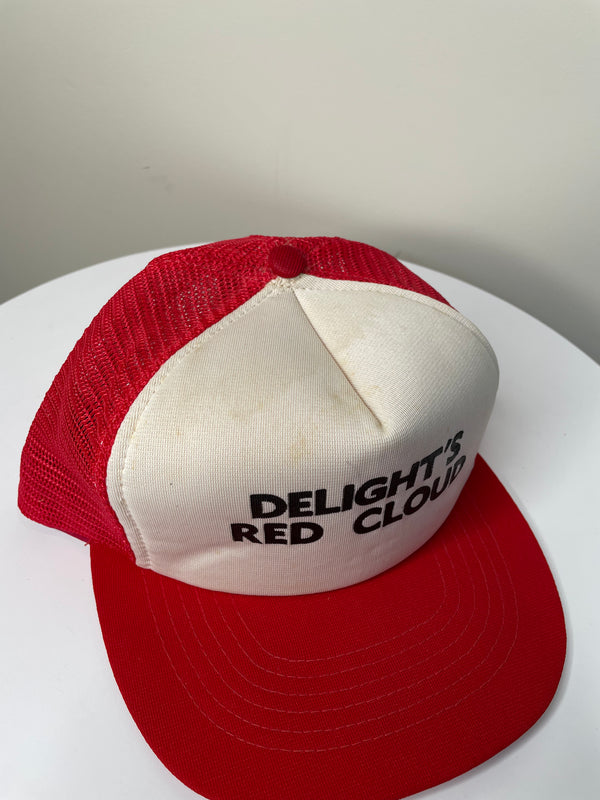 1990s “Delight’s Red Cloud” Trucker Hat