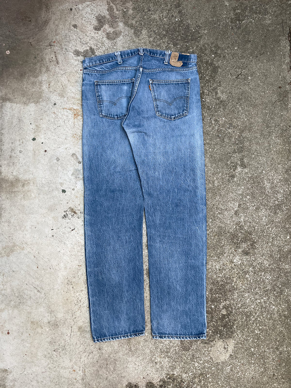 1970s Orange Tab Levi’s Faded Blue 505 (36X32)