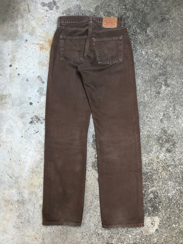 1990s Levis Faded Chocolate 501 (30X32)