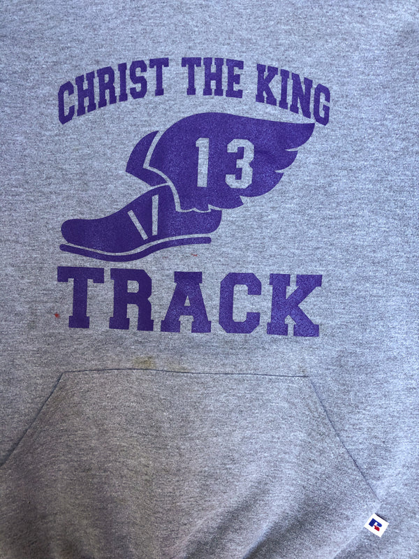 1990s Russell “Christ The King Track” Hoodie