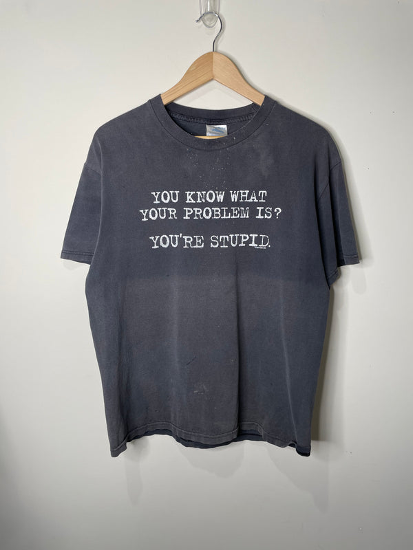 1990s/00s “You’re Stupid” Sun Faded Tee (M/L)