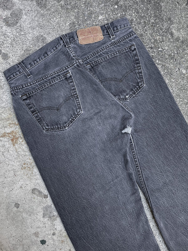 1980s/90s Levi’s Repaired Faded Grey 501 (32X28)