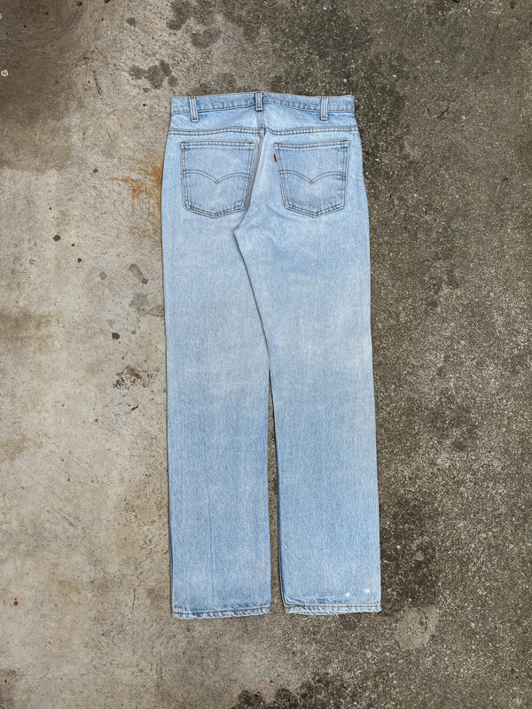 1980s Orange Tab Levi’s Faded Blue 509 (30X31)