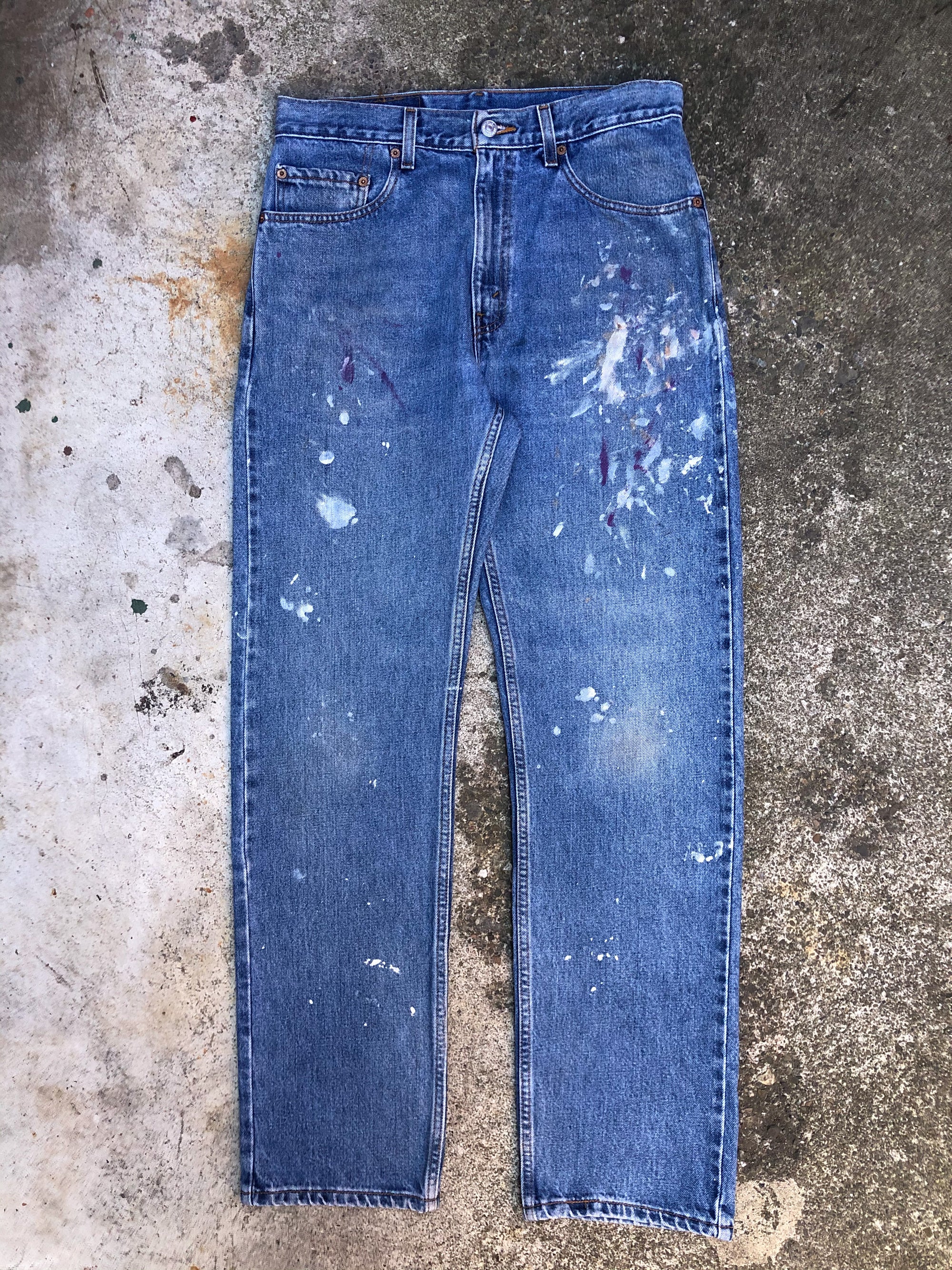 1990s Levis Painted Blue 505 (31X31)