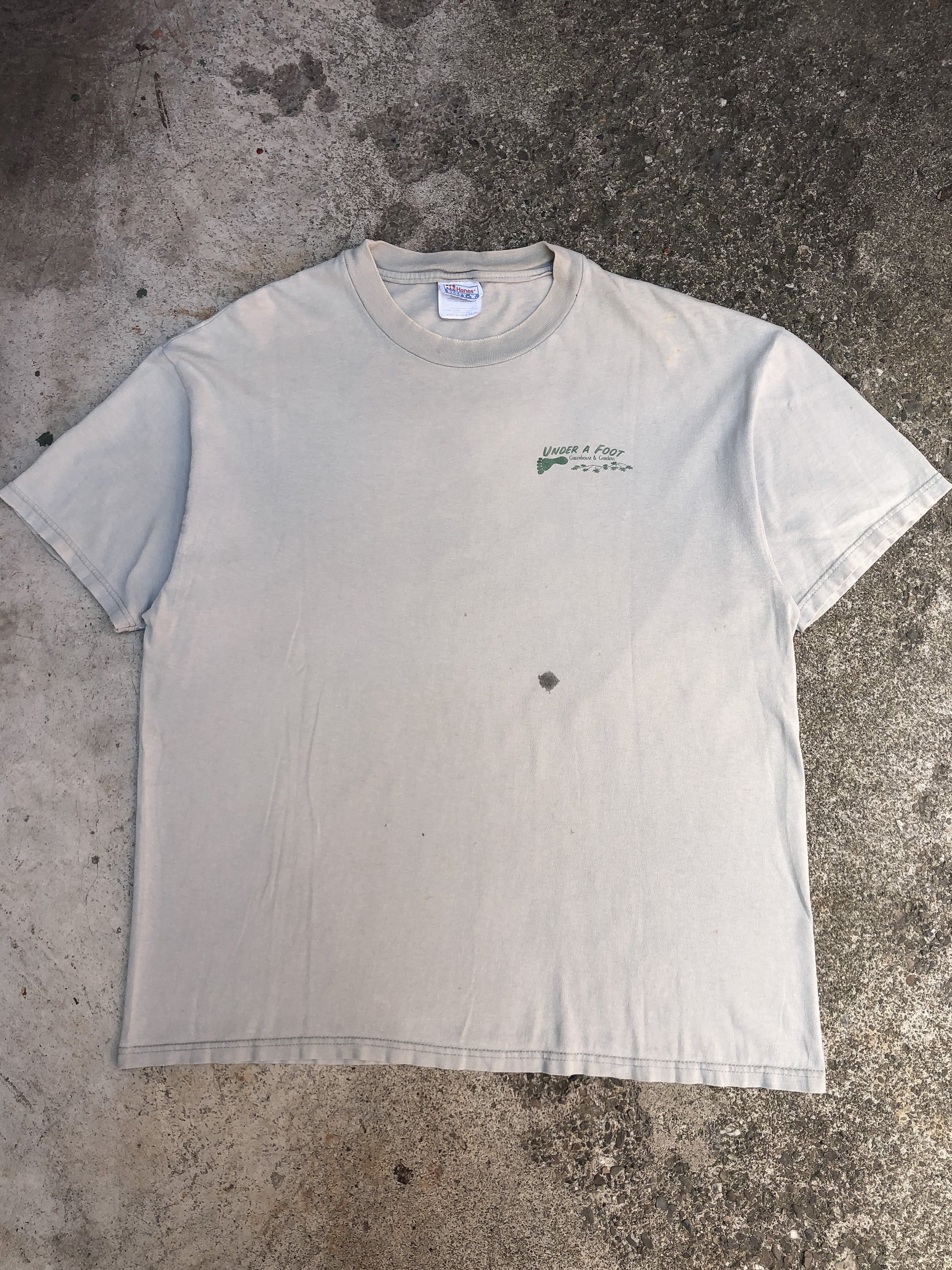 1990s “This is Your Brain on Grass” Hanes Beefy Tee