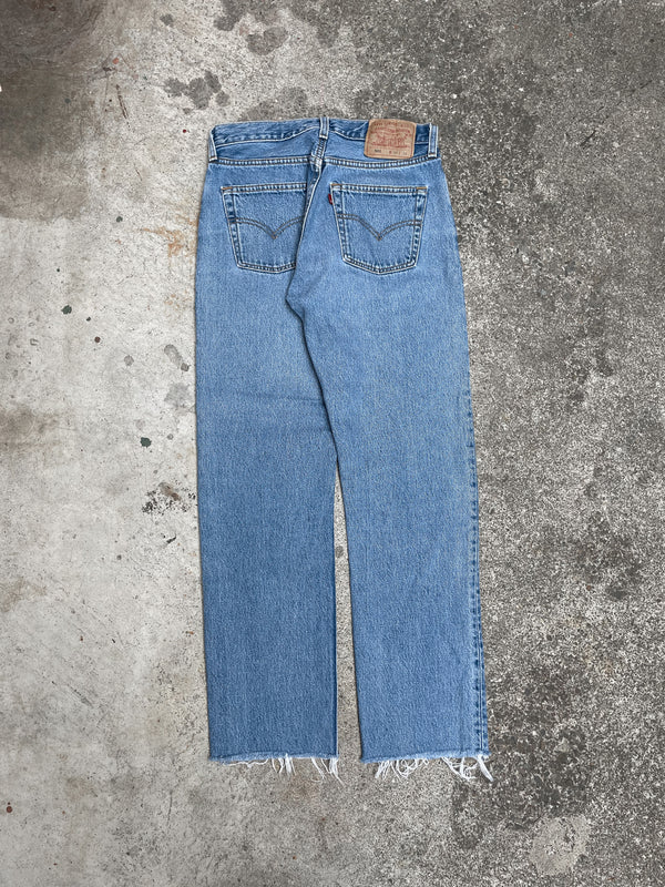 Vintage Levi’s Faded Blue 501 Raw Hem (28X28)